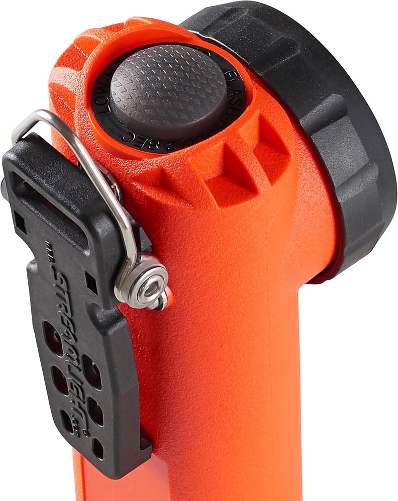 Streamlight 90950 Survivor X 250-Lumen Right-Angle Firefighter's Flashlight with Three (3) "AA Alkaline Batteries, Orange - Image 2